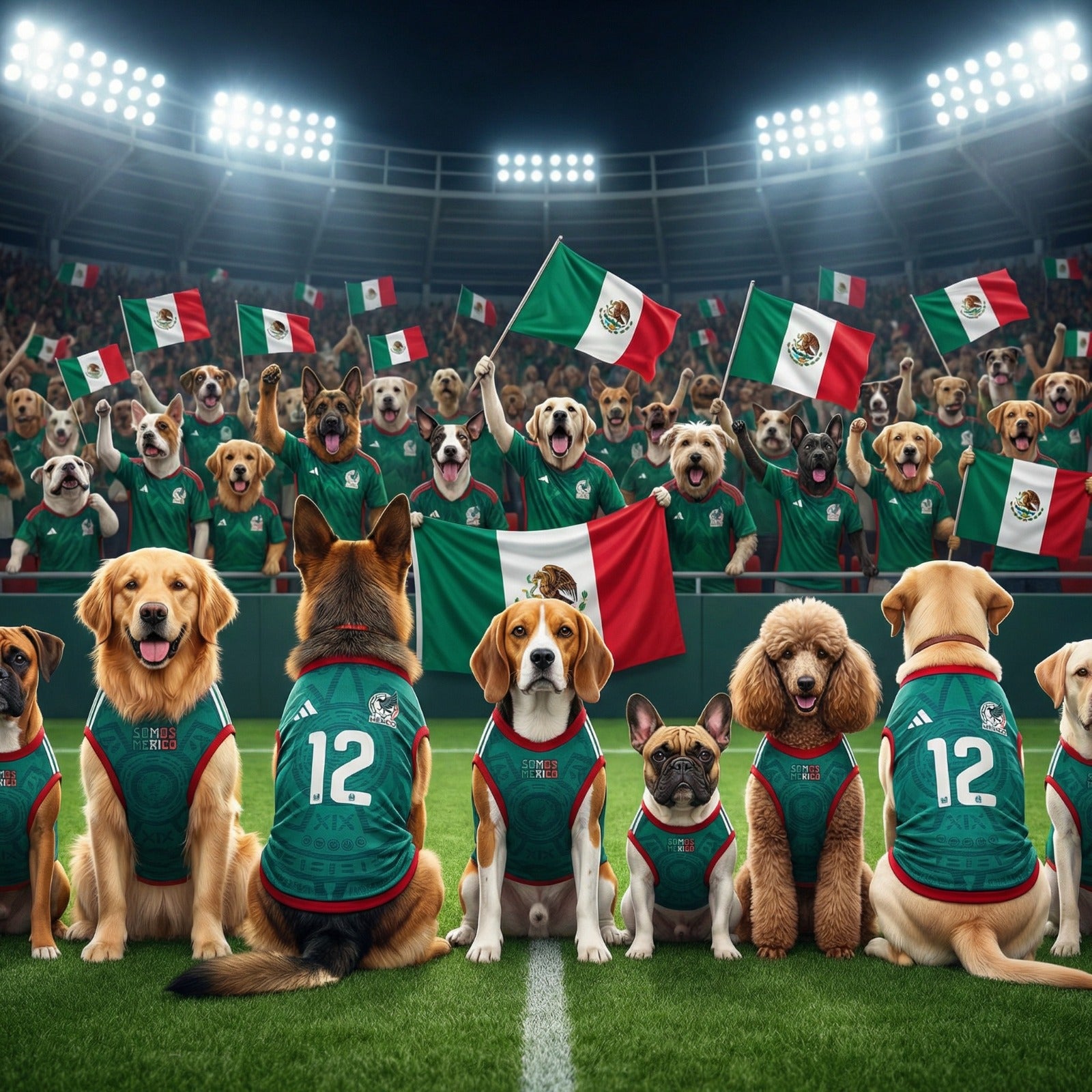 PLAYERA MUNDIALISTA PARA PERRITOS